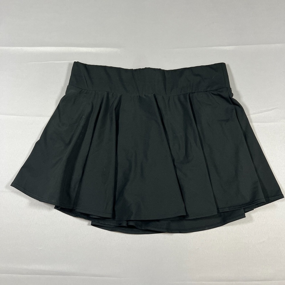 Baleaf Athletic Skorts Womens XL Black Stretch High Waisted Built In Liner Golf